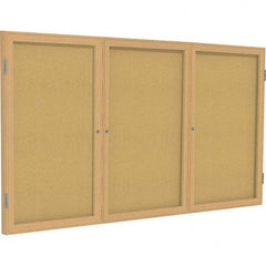 Ghent - Cork Bulletin Boards Style: Enclosed Cork Bulletin Boards Color: Natural Cork - Apex Tool & Supply