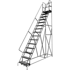 TRI-ARC - Rolling & Wall Mounted Ladders & Platforms Type: Rolling Warehouse Ladder Style: Rolling Platform Ladder - Apex Tool & Supply
