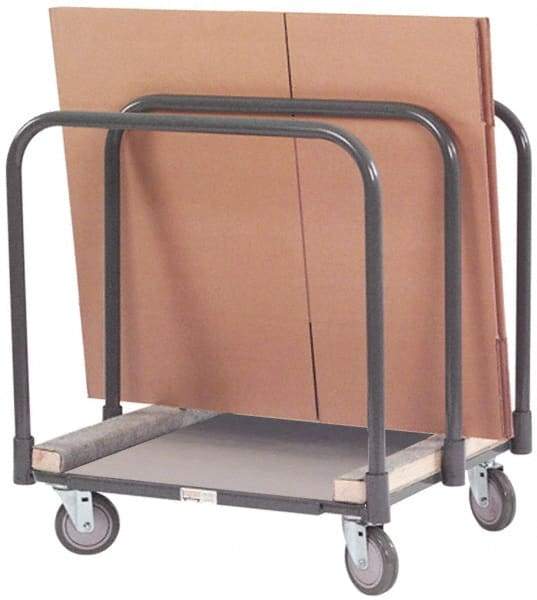 Durham - 1,200 Lb Capacity Cold-Rolled Steel Panel Mover - Carpet Covered Cold-Rolled Steel Deck, 28" OAW - Apex Tool & Supply