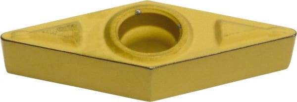 Sumitomo - VBMT331 ESU Grade AC830P Carbide Turning Insert - Al2O3 Finish, 35° Diamond, 3/8" Inscr Circle, 3/16" Thick, 1/64" Corner Radius - Apex Tool & Supply