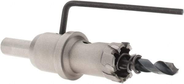 Value Collection - 3/4" Diam, 1" Cutting Depth, Hole Saw - Carbide-Tipped Saw - Apex Tool & Supply
