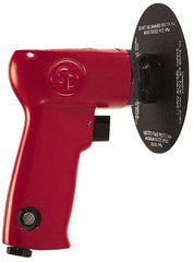 Chicago Pneumatic - 5" Max Disc, 14,000 RPM, Pneumatic Handheld Disc Sander - 21 CFM, 1/4" Inlet, 0.5 hp, 90 psi - Apex Tool & Supply