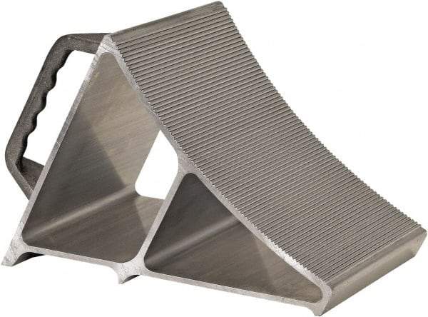 Vestil - 7" Wide x 8" High x 13-1/16" Deep, Aluminum Wheel Chock - Apex Tool & Supply