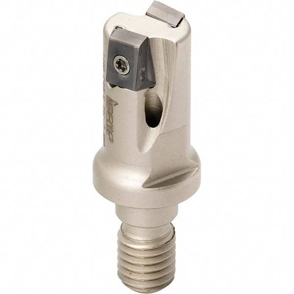 Iscar - 1-1/4" Cut Diam, 0.315" Max Depth of Cut, 1.18" OAL, Indexable Square Shoulder End Mill - T490 LN.T 0804 Inserts, M12 Modular Connection, 90° Lead Angle, Through Coolant, Series Helitang - Apex Tool & Supply