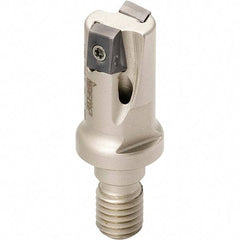 Iscar - 1-1/4" Cut Diam, 0.315" Max Depth of Cut, 1.18" OAL, Indexable Square Shoulder End Mill - T490 LN.T 0804 Inserts, M12 Modular Connection, 90° Lead Angle, Through Coolant, Series Helitang - Apex Tool & Supply