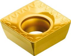 Sandvik Coromant - SPMT432 WL Grade 4040 Carbide Milling Insert - TiCN/Al2O3/TiN Finish, 4.75mm Thick, 1/2" Inscribed Circle, 0.8mm Corner Radius - Apex Tool & Supply
