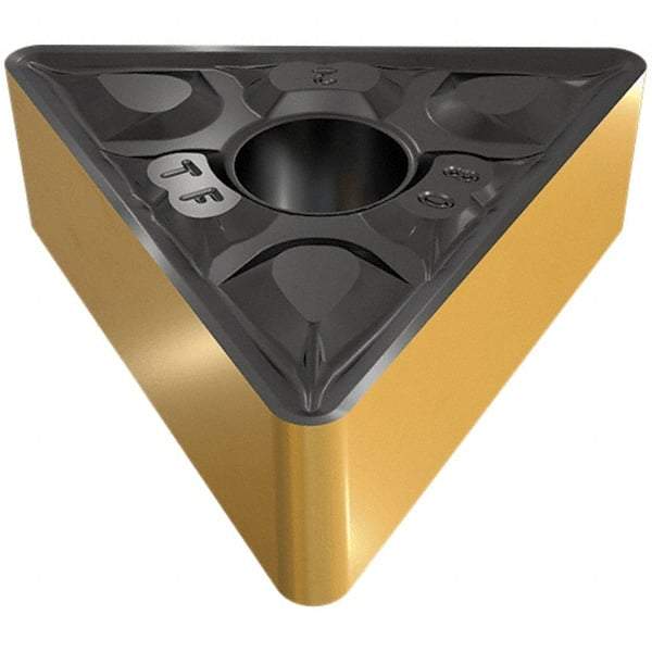 Iscar - TNMG432 TF Grade IC8150 Carbide Turning Insert - TiCN/Al2O3 Finish, 60° Triangle, 1/2" Inscr Circle, 3/16" Thick, 1/32" Corner Radius - Apex Tool & Supply
