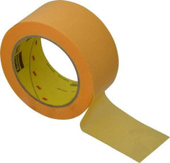 3M - 2" Wide x 60 Yd Long Bronze Paper Masking Tape - Series 2460, 3.3 mil Thick, 17 In/Lb Tensile Strength - Apex Tool & Supply