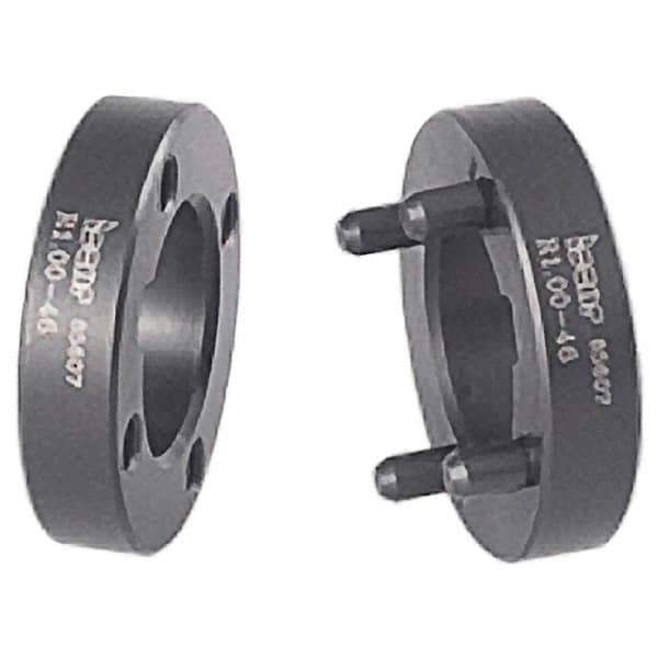 Iscar - 22mm Hole Diameter, For 160mm Outside Diameter, Compatible Toolholder Style GM-DG, SGSA, SGSF, TGSF, Slotting Cutter Drive Flange Set - 46mm Ring Outside Diameter, 10mm Ring Width - Apex Tool & Supply