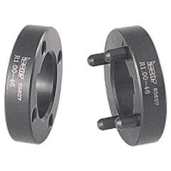 Iscar - 22mm Hole Diameter, For 160mm Outside Diameter, Compatible Toolholder Style GM-DG, SGSA, SGSF, TGSF, Slotting Cutter Drive Flange Set - 46mm Ring Outside Diameter, 10mm Ring Width - Apex Tool & Supply