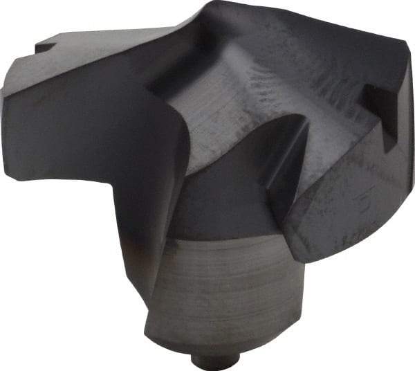 Kennametal - Series KenTIP, 20.5mm Diam Grade KCP15 140° Replaceable Drill Tip - Carbide, AlTiN Finish, Y Seat Size - Apex Tool & Supply
