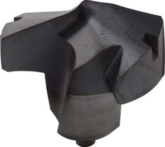 Kennametal - Series KenTIP, 20.5mm Diam Grade KCP15 140° Replaceable Drill Tip - Carbide, AlTiN Finish, Y Seat Size - Apex Tool & Supply