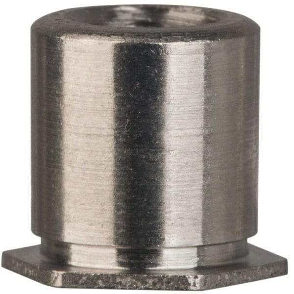 Electro Hardware - #4-40, 3/8" OAL, 0.187" Across Flats, Stainless Steel Hex Female Circuit Board Standoffs - 3/8" Body Length, Passivated Finish - Apex Tool & Supply