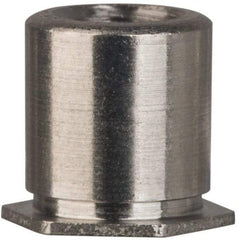 Electro Hardware - #4-40, 1/8" OAL, 0.187" Across Flats, Stainless Steel Hex Female Circuit Board Standoffs - 1/8" Body Length, Passivated Finish - Apex Tool & Supply