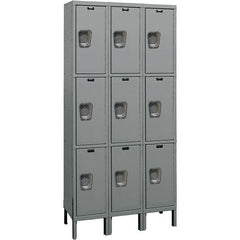 Hallowell - 9 Door, 3 Tier, Premium Wardrobe Lockers - Apex Tool & Supply