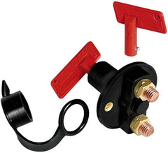 Battery Doctor - 1 Position, 12 Volt, 100 Continuous Amp, Water Resistant Inline Battery Switch - Battery Knife Switch Sequence, 1 Switch, Gold - Apex Tool & Supply