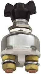 Battery Doctor - 1 Position, 12 Volt, 100 Continuous Amp, Inline Battery Switch - Battery Knife Switch Sequence, 1 Switch, Gold - Apex Tool & Supply