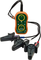 Extech - 3 Phase, 75 to 1,000 VAC, 45 to 65 Hz, 14 to 122°F, LED Display Phase Rotation Tester - AA, Includes (4) AA Batteries, Pouch Case, Test Leads with Large Color-Coded Alligator Clips, CAT III 600 V, CE, EN 61010-1 - Apex Tool & Supply