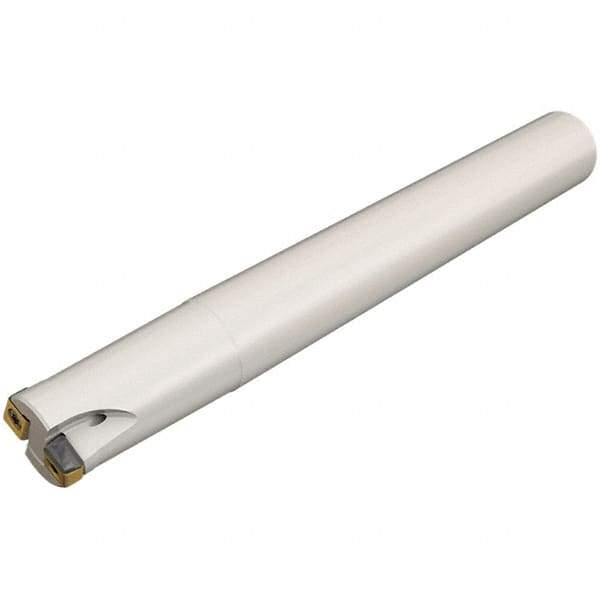 Iscar - 1" Cut Diam, 1" Max Depth of Cut, 1" Shank Diam, Indexable Plunge End Mill - Straight Shank, Through Coolant, Series TangPlunge - Apex Tool & Supply