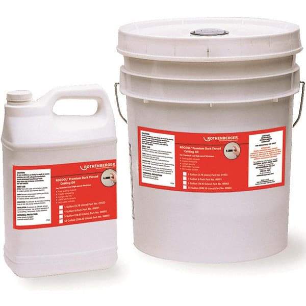 Rothenberger - Pipe Cutting & Threading Oil Type: Dark Cutting Oil Container Type: 1 Gallon Bottle - Apex Tool & Supply