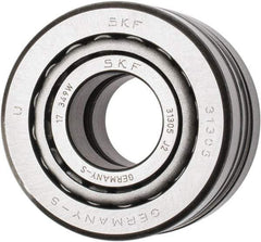 SKF - 25mm Bore Diam, 62mm OD, 36.5mm Wide, Tapered Roller Bearing - 64,400 N Dynamic Load Capacity, 80,000 N Static Load Capacity - Apex Tool & Supply