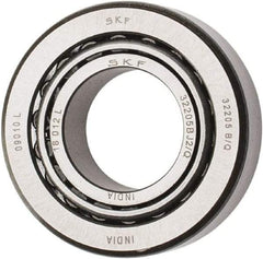 SKF - 25mm Bore Diam, 52mm OD, 19.25mm Wide, Tapered Roller Bearing - 35,800 N Dynamic Load Capacity, 44,000 N Static Load Capacity - Apex Tool & Supply