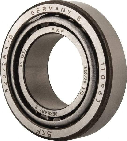 SKF - 28mm Bore Diam, 52mm OD, 16mm Wide, Tapered Roller Bearing - 31,900 N Dynamic Load Capacity, 38,000 N Static Load Capacity - Apex Tool & Supply