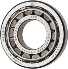 SKF - 35mm Bore Diam, 80mm OD, 22.75mm Wide, Tapered Roller Bearing - 72,100 N Dynamic Load Capacity, 73,500 N Static Load Capacity - Apex Tool & Supply