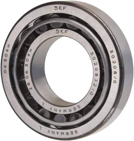 SKF - 40mm Bore Diam, 80mm OD, 19.75mm Wide, Tapered Roller Bearing - 61,600 N Dynamic Load Capacity, 68,000 N Static Load Capacity - Apex Tool & Supply