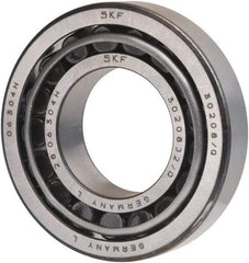 SKF - 40mm Bore Diam, 80mm OD, 19.75mm Wide, Tapered Roller Bearing - 61,600 N Dynamic Load Capacity, 68,000 N Static Load Capacity - Apex Tool & Supply
