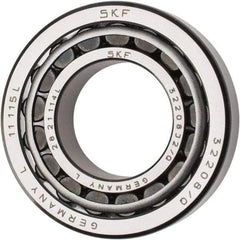 SKF - 40mm Bore Diam, 80mm OD, 24.75mm Wide, Tapered Roller Bearing - 74,800 N Dynamic Load Capacity, 86,500 N Static Load Capacity - Apex Tool & Supply