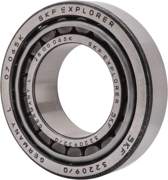 SKF - 45mm Bore Diam, 85mm OD, 24.75mm Wide, Tapered Roller Bearing - 80,900 N Dynamic Load Capacity, 98,000 N Static Load Capacity - Apex Tool & Supply