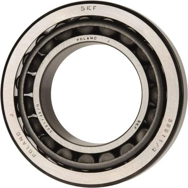 SKF - 55mm Bore Diam, 100mm OD, 26.75mm Wide, Tapered Roller Bearing - 106,000 N Dynamic Load Capacity, 129,000 N Static Load Capacity - Apex Tool & Supply