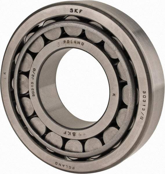 SKF - 65mm Bore Diam, 140mm OD, 36mm Wide, Tapered Roller Bearing - 194,000 N Dynamic Load Capacity, 228,000 N Static Load Capacity - Apex Tool & Supply