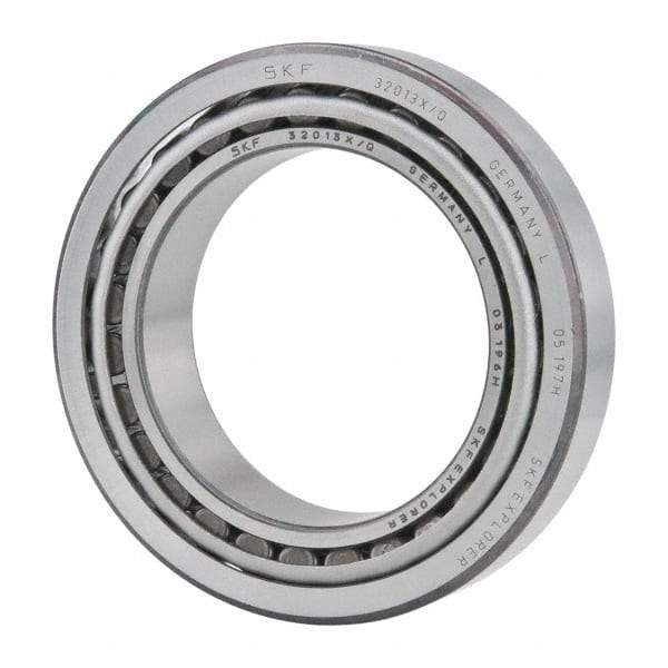 SKF - 65mm Bore Diam, 100mm OD, 23mm Wide, Tapered Roller Bearing - 84,200 N Dynamic Load Capacity, 127,000 N Static Load Capacity - Apex Tool & Supply