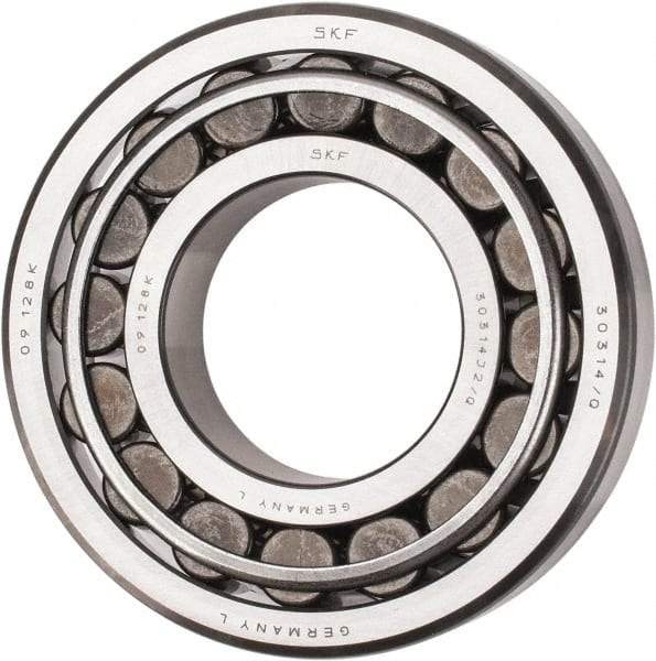 SKF - 70mm Bore Diam, 150mm OD, 38mm Wide, Tapered Roller Bearing - 220,000 N Dynamic Load Capacity, 260,000 N Static Load Capacity - Apex Tool & Supply