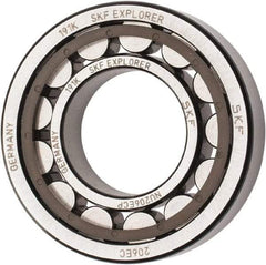SKF - 30mm Bore Diam, 62mm Outside Diam, 16mm Wide Cylindrical Roller Bearing - 38,000 N Dynamic Capacity, 36,500 Lbs. Static Capacity - Apex Tool & Supply