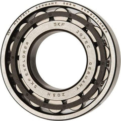 SKF - 35mm Bore Diam, 72mm Outside Diam, 17mm Wide Cylindrical Roller Bearing - 48,400 N Dynamic Capacity, 48,000 Lbs. Static Capacity - Apex Tool & Supply