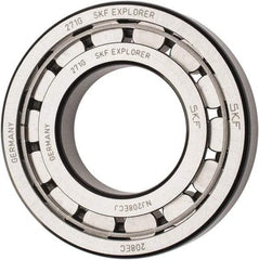 SKF - 40mm Bore Diam, 80mm Outside Diam, 18mm Wide Cylindrical Roller Bearing - 53,900 N Dynamic Capacity, 53,000 Lbs. Static Capacity - Apex Tool & Supply