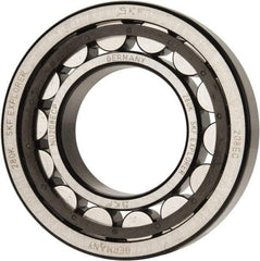SKF - 40mm Bore Diam, 80mm Outside Diam, 18mm Wide Cylindrical Roller Bearing - 53,900 N Dynamic Capacity, 53,000 Lbs. Static Capacity - Apex Tool & Supply