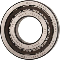 SKF - 45mm Bore Diam, 100mm Outside Diam, 25mm Wide Cylindrical Roller Bearing - 99,000 N Dynamic Capacity, 100,000 Lbs. Static Capacity - Apex Tool & Supply