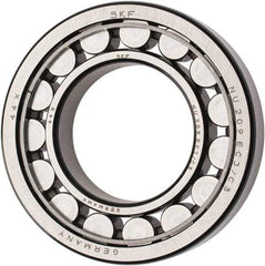 SKF - 45mm Bore Diam, 85mm Outside Diam, 19mm Wide Cylindrical Roller Bearing - 60,500 N Dynamic Capacity, 64,000 Lbs. Static Capacity - Apex Tool & Supply