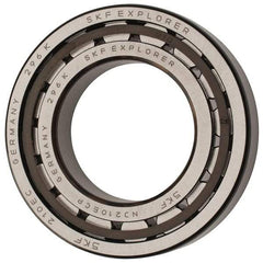 SKF - 50mm Bore Diam, 90mm Outside Diam, 20mm Wide Cylindrical Roller Bearing - 64,400 N Dynamic Capacity, 69,500 Lbs. Static Capacity - Apex Tool & Supply