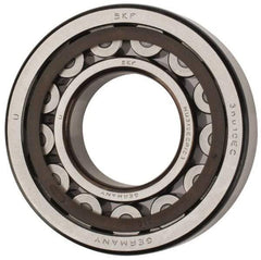 SKF - 50mm Bore Diam, 110mm Outside Diam, 27mm Wide Cylindrical Roller Bearing - 110,000 N Dynamic Capacity, 112,000 Lbs. Static Capacity - Apex Tool & Supply