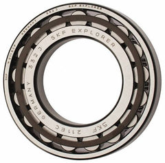SKF - 55mm Bore Diam, 100mm Outside Diam, 21mm Wide Cylindrical Roller Bearing - 84,200 N Dynamic Capacity, 95,000 Lbs. Static Capacity - Apex Tool & Supply