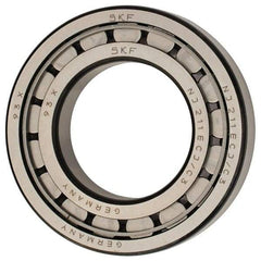 SKF - 55mm Bore Diam, 100mm Outside Diam, 21mm Wide Cylindrical Roller Bearing - 84,200 N Dynamic Capacity, 95,000 Lbs. Static Capacity - Apex Tool & Supply