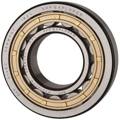 SKF - 70mm Bore Diam, 150mm Outside Diam, 35mm Wide Cylindrical Roller Bearing - 205,000 N Dynamic Capacity, 228,000 Lbs. Static Capacity - Apex Tool & Supply