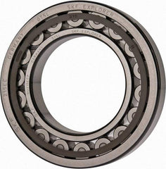 SKF - 75mm Bore Diam, 130mm Outside Diam, 25mm Wide Cylindrical Roller Bearing - 130,000 N Dynamic Capacity, 156,000 Lbs. Static Capacity - Apex Tool & Supply