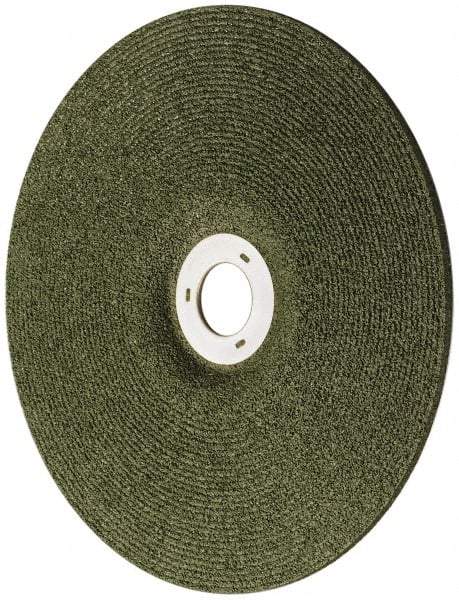 3M - 36 Grit, 7" Wheel Diam, 1/8" Wheel Thickness, 7/8" Arbor Hole, Type 27 Depressed Center Wheel - Ceramic, 8,500 Max RPM, Compatible with Angle Grinder - Apex Tool & Supply