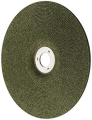 3M - 36 Grit, 7" Wheel Diam, 1/8" Wheel Thickness, 7/8" Arbor Hole, Type 27 Depressed Center Wheel - Ceramic, 8,500 Max RPM, Compatible with Angle Grinder - Apex Tool & Supply